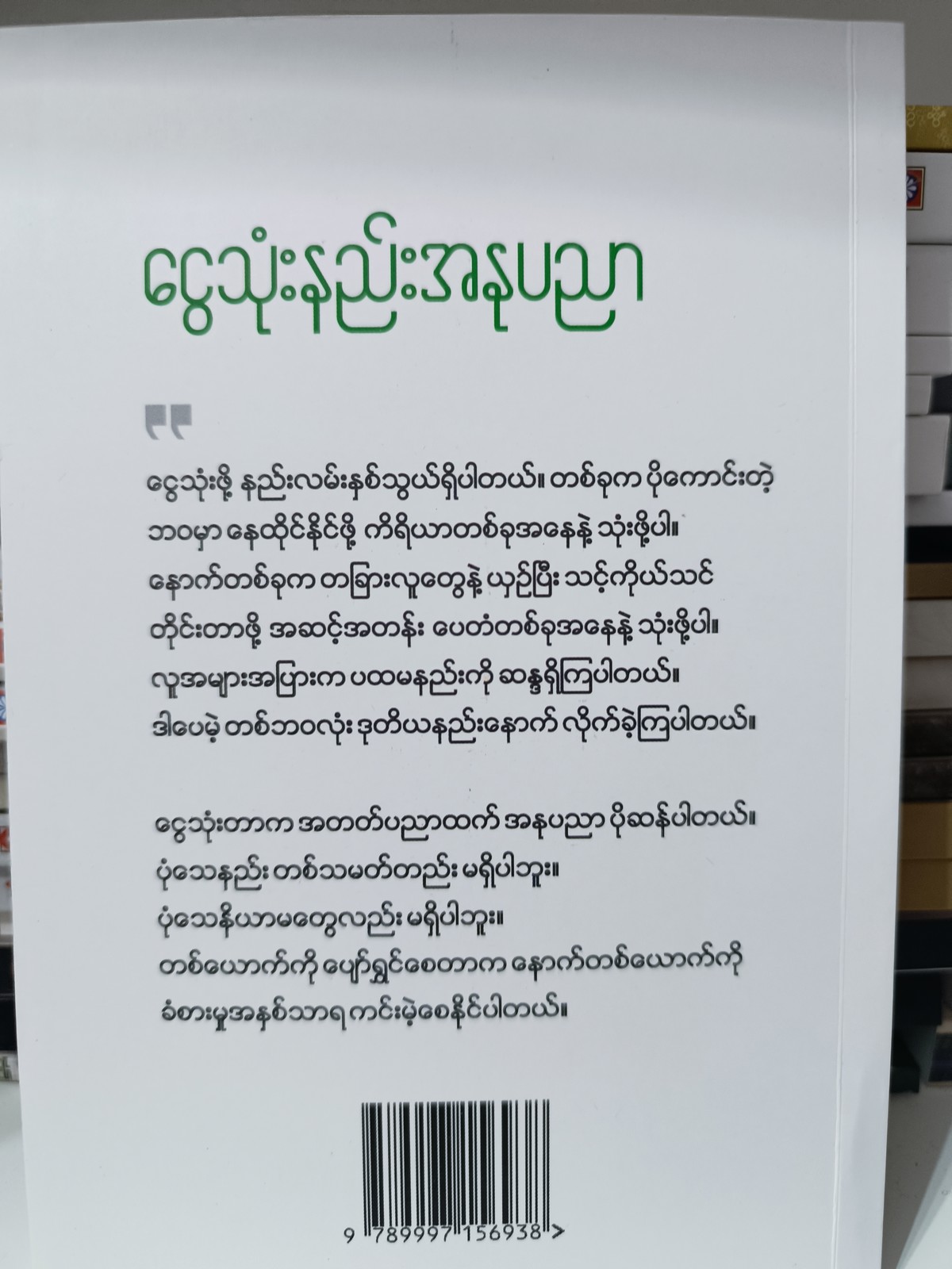 ငွေသုံးနည်းအနုပညာ [မျိုးလွင်(MBA)]
