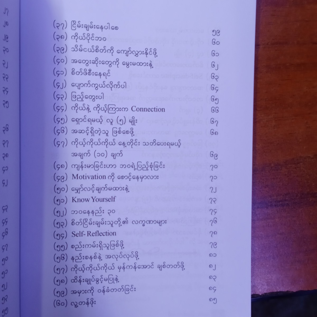 ကိုယ်ပိုင်အရည်အချင်းနဲ့တောက်ပလိုက်ပါ
