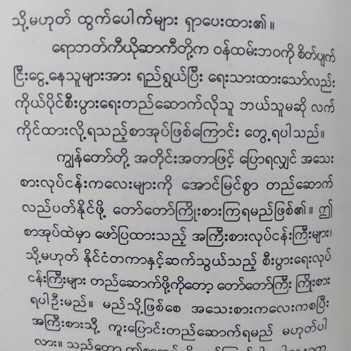ကိုယ့်ဘဝကိုယ် စိတ်ကြိုက်ပုံဖော်ရေး (မြတ်ငြိမ်း-ဘာသာပြန်)