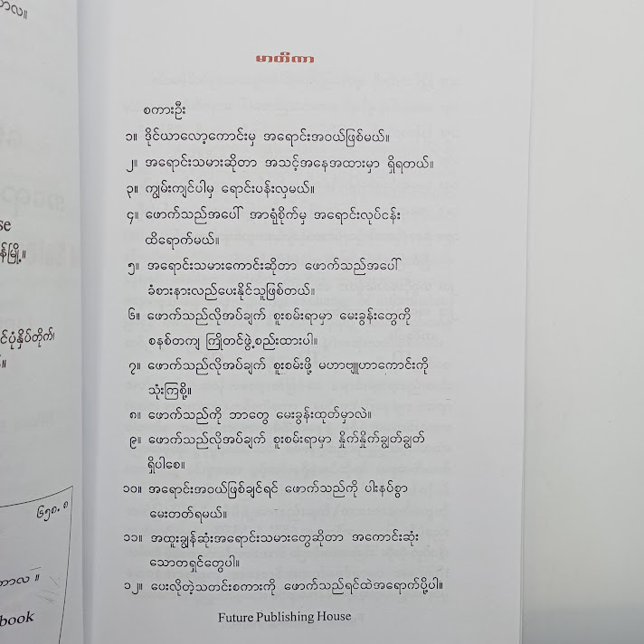အောင်ပွဲဝင်အရောင်းသမားလက်စွဲ - ဝင်းသိန်းဦး (Burnese Book)