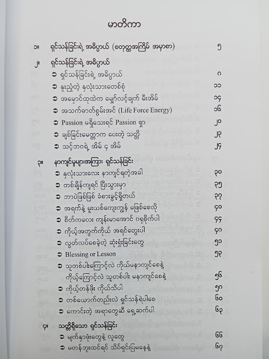 ရှင်သန်ခြင်းရဲ့ အဓိပ္ပာယ် - စူးရှမေ