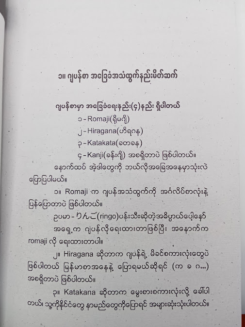 အခြေခံလုပ်ငန်းခွင် သုံးဂျပန်စကားပြော - Daw Nyo Nandar Hlaing