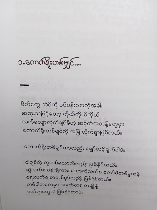 ချစ်သောအမျိုးသားလေးထံသို့ - စူးရှမေ