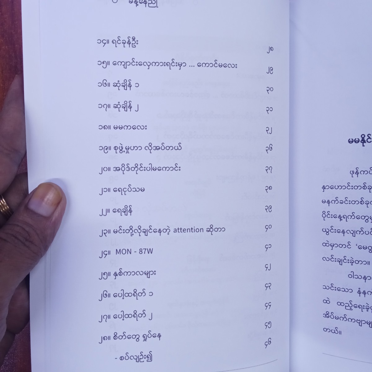အခြစ်နည်းနည်းစာများများ(ခန့်နေညို)