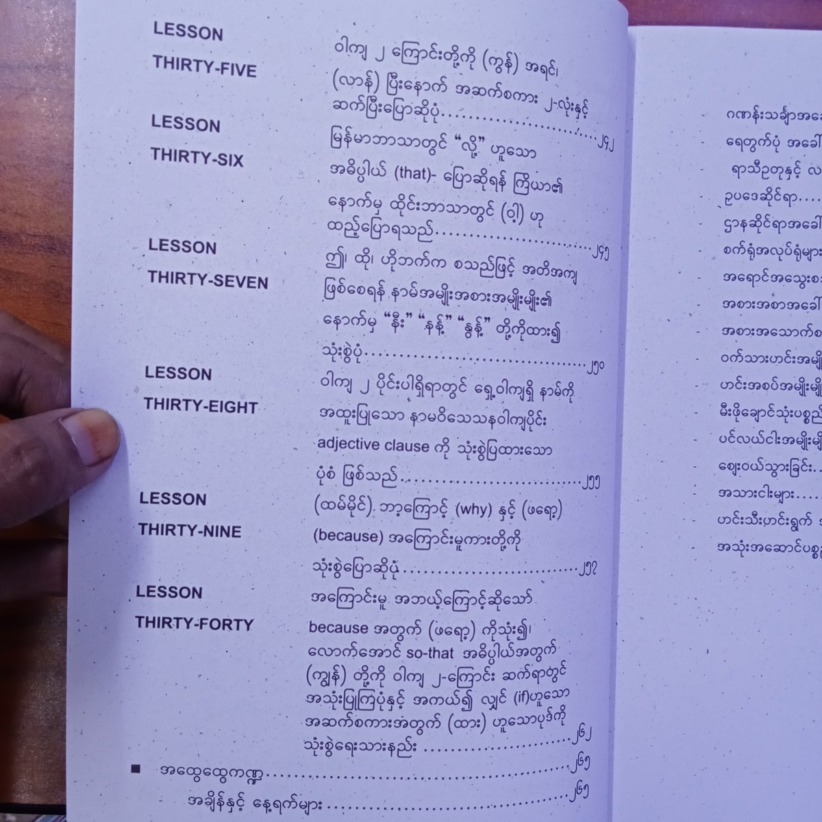 ထိုင်းစကားပြောကြစို့ 
