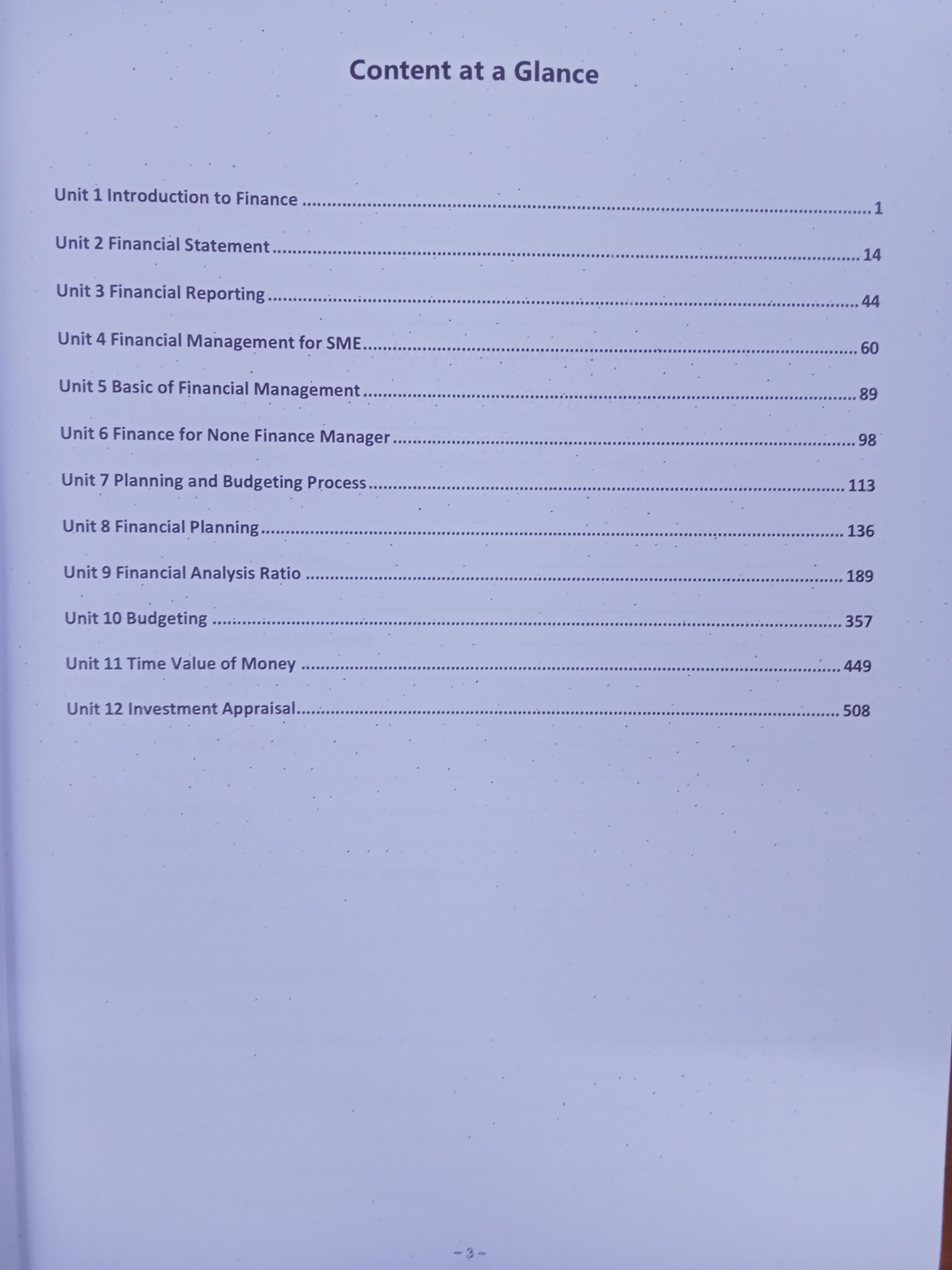 FINANCE for MBA(ဝေဖြိုးအောင် AIT)