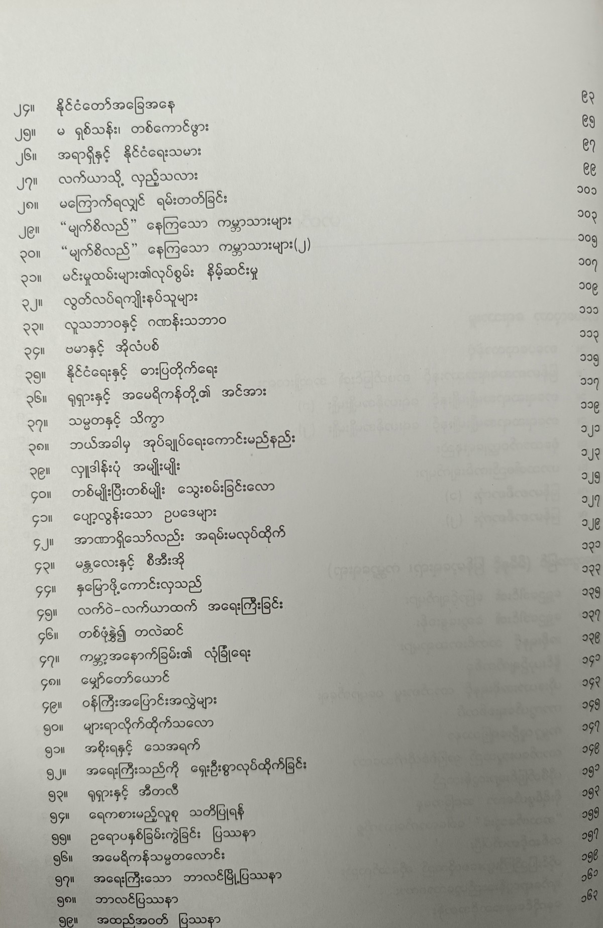 အတွေးအခေါ် ဆောင်းပါးများ ပေါင်းချုပ် (၂)